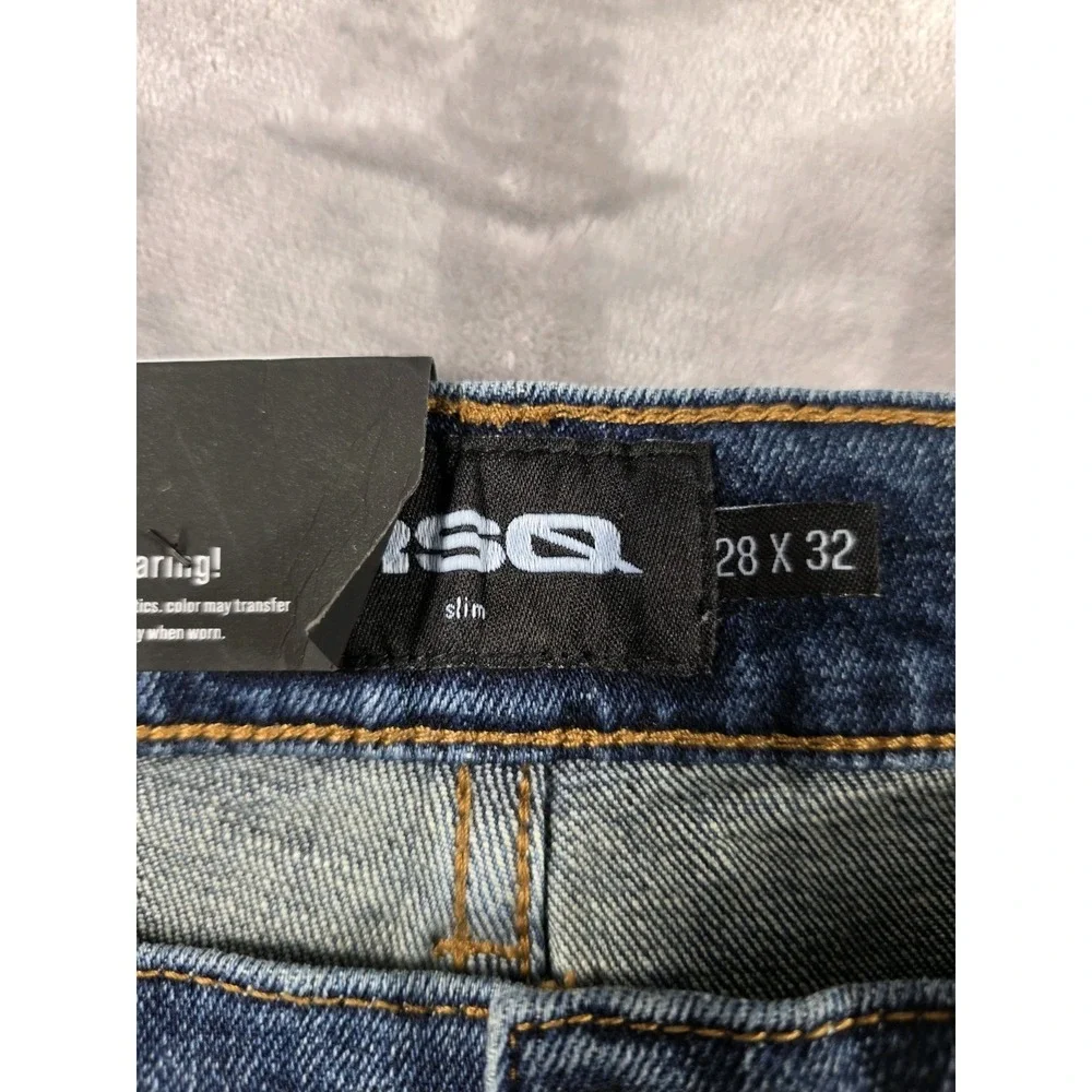 NWT RSQ Slim Fit Blue Denim Jeans Men W28 x L32 Medium‎ Wash